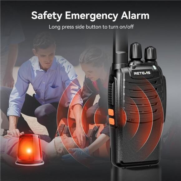 Case of 6,H-777 Walkie Talkies for Adults Long Range, Rechargeable Two-Way Radio - Picture 6 of 7